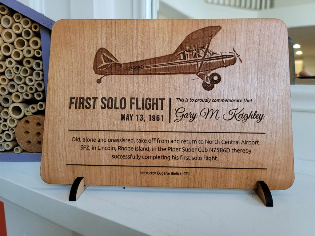 First Solo Flight Award