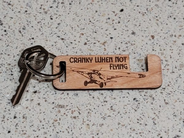 airplane pilot keychain