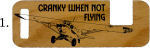 Cranky When Not Flying Keyring